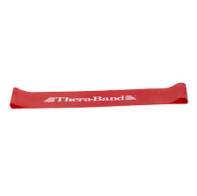 THERABAND LOOP 12" RED 10/PK