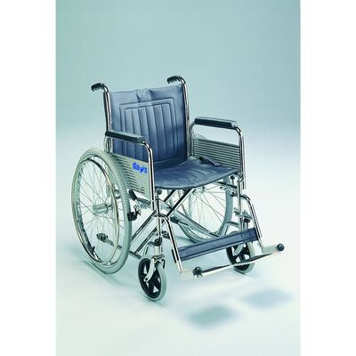 Days Heavy Duty Self-Propelled Wheelchair, Non-folding Back, Seat Width: 56cm (22") Extra Wide - 56cm (22")