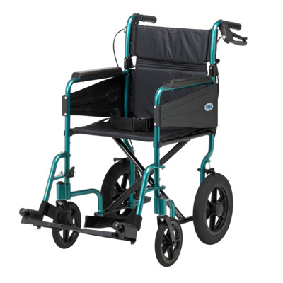 Days Escape Lite Aluminium Wheelchair - Silver Blue, Standard