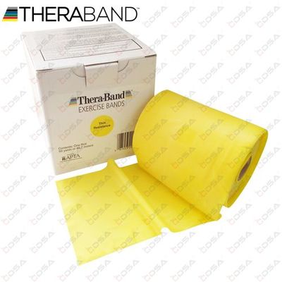 TheraBand Resistive Exercise Band Light 46m (Yellow)